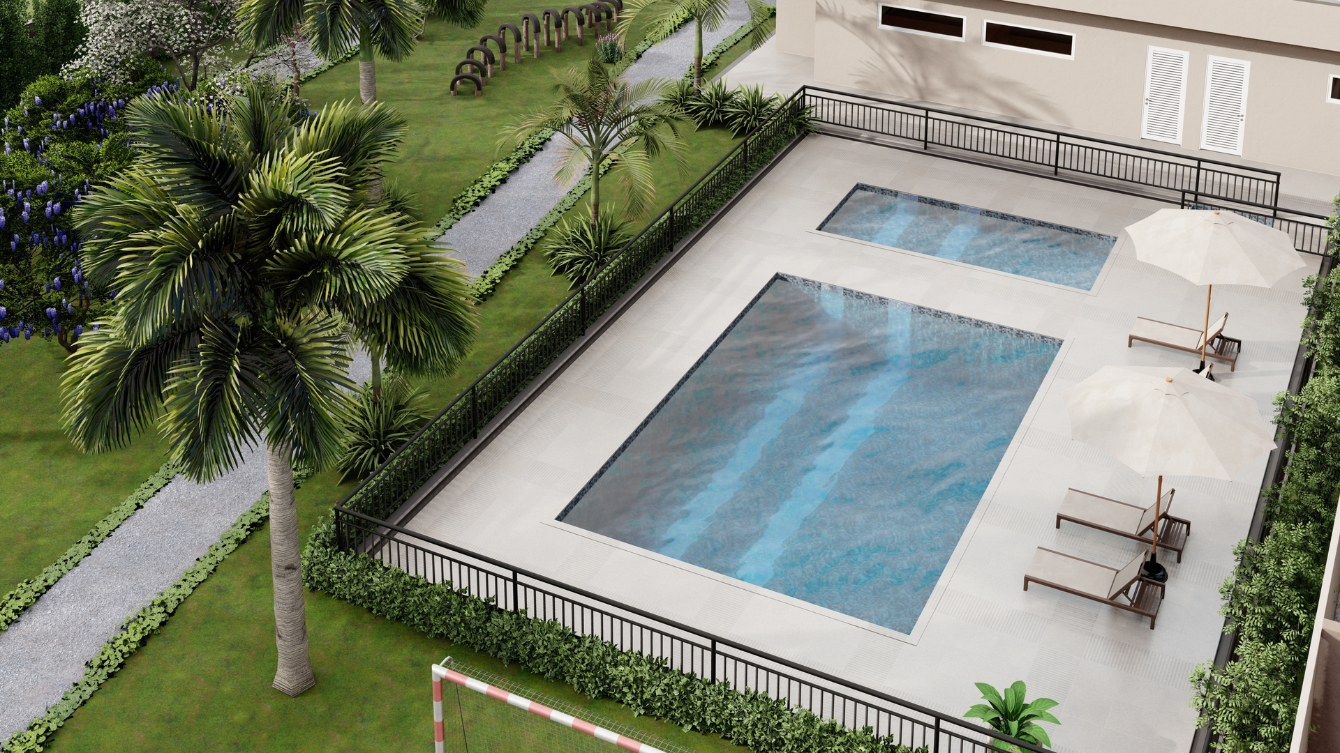 [SA] CEREJEIRAS - 3D - LAZER - PISCINA 04