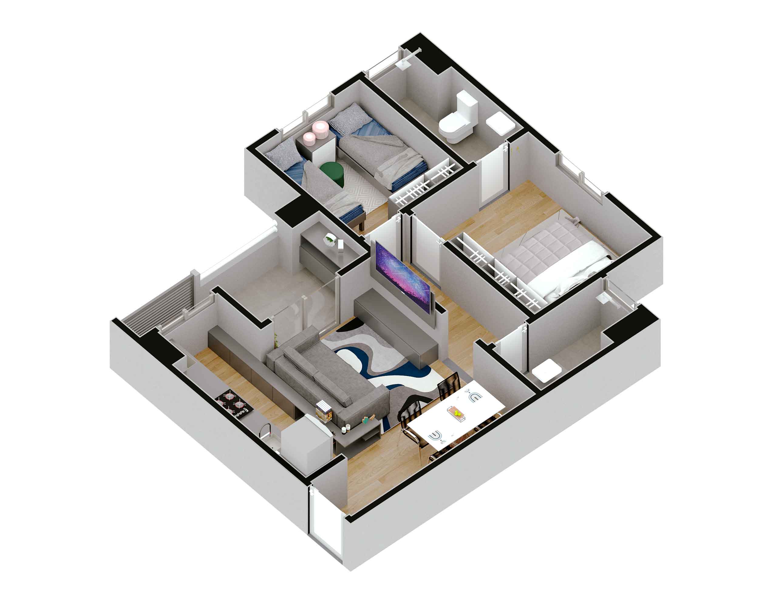 [SA]-CEREJEIRAS---PLANTA-CANTO-2DORMS-COM-SUÍTE-3D