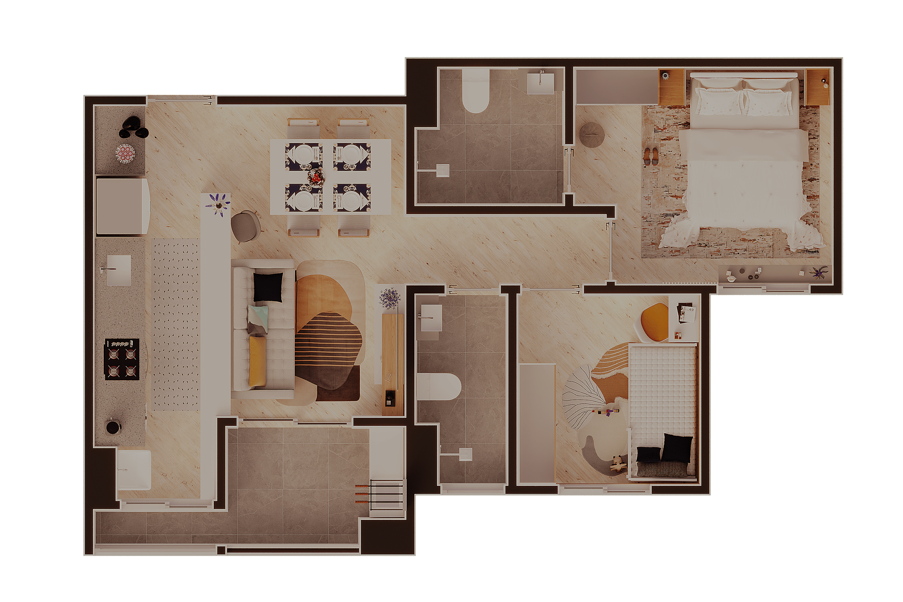 Apart Humanizada B 1001